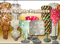 Capiz Lamps Lighting Products